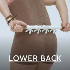 thumbnail from the FasciaBlaster lower back tutorial, teaching effective fascia treatment for lower back relief and mobility.